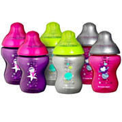 סט 6 בקבוקים מהודרים לבנות 260 מ"ל | Tommee Tippee 