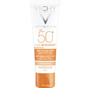 קרם הגנה לפנים עם גוון 3 ב-1 Capital Soleil SPF50 | Vichy וישי 