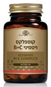 סטרס פורמולה B+C קומפלקס Vitamin B Complex + Vitamin C | סולגאר 