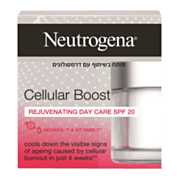 Cellular boost SPF20 - קרם יום לחידוש העור | ניוטרוג'ינה Neutrogena 