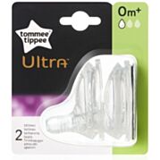 זוג פטמות שלב 1 בזרימה איטית Ultra | Tommee Tippee 