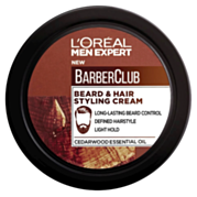 קרם לעיצוב הזקן והשיער BarberClub | L'Oreal לוריאל 