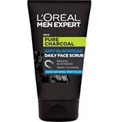 פילינג יומיומי לפנים לגבר Pure Charcoal | L'Oreal לוריאל 