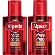 שמפו קפאין עם הפעולה הכפולה - מארז זוגי Alpecin Double-Effect Caffeine Shampoo