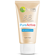 קרם לחות BB בתוספת גוון - בהיר BB Cream Pure Active | גרנייה Garnier 