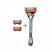 פיוז'ן מכשיר גילוח עם סכין+סכין נוספת Fusion | Gillette 