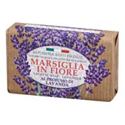 סבון מוצק טבעי בניחוח לבנדר Marsiglia In Fiore Vegetal Soap - Lavender | Nesti נסטי 