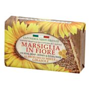 סבון מוצק טבעי בניחוח דבש וחמניות Marsiglia In Fiore Vegetal Soap - Honey & Sunflower | Nesti נסטי 