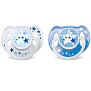 זוג מוצצים זוהרים בחושך Avent 6-18m | אוונט