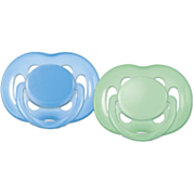 זוג מוצצי פרי פלואו ירוק-כחול Avent Freeflow 6-18m | אוונט 
