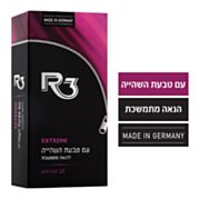 קונדומים עם טבעת השהייה להנאה מתמשכת R3 Extreme | R3 