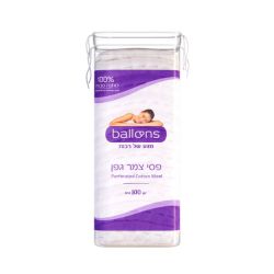בלונס פסי צמר גפן 100% כותנה טבעית | BALLOONS