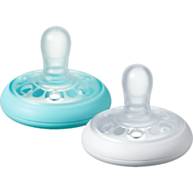 זוג מוצצים ללא ידית Closer to Nature Breast-Like 6-18m | Tommee Tippee 