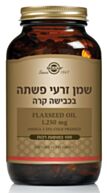 טבליות שמן זרעי פשתה Flaxseed 100 | סולגאר 