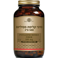 סיבי פסיליום 500 מ"ג Psyllium | סולגאר 