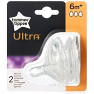 זוג פטמות שלב 3 בזרימה מהירה Ultra | Tommee Tippee 