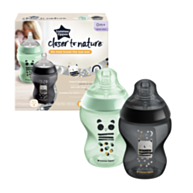 זוג בקבוקי האכלה ורוד 260 מ"ל Closer To Nature +0M | Tommee Tippee 