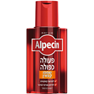 שמפו קפאין עם הפעולה הכפולה Alpecin Double-Effect Caffeine Shampoo | אלפסין 