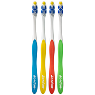 רביעיית מברשות שיניים טוטאל קלין Total Clean - soft | Jordan 