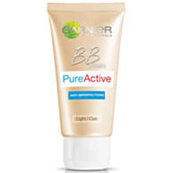 קרם לחות BB בתוספת גוון - בהיר BB Cream Pure Active | גרנייה Garnier 