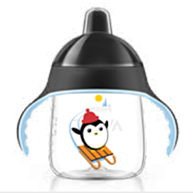 כוס מעבר ללא נזילות - שחור My Penguin Sippy Cup +12 | אוונט