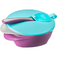 אקספלורה קעריות מכסה וכפית Easy Scoop Feeding Bowls With Lid & Spoon | Tommee Tippee 