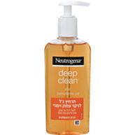 תרחיץ ג'ל לניקוי יסודי ועמוק לעור רגיל עד שמן Deep Clean Gel Wash | ניוטרוג'ינה Neutrogena 
