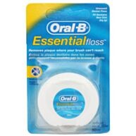 חוט דנטלי ללא שעווה Essential Unwaxed Dental Floss | Oral B 