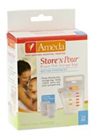 אמדה שקיות הקפאה מתברגות Refill Store 'N' Pour Milk Storage Bags | Ameda אמדה 