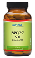 L-Carnitine ל-קרניטין 500 מ"ג | סופהרב 